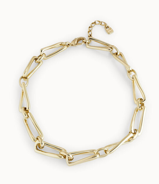 necklace with square links