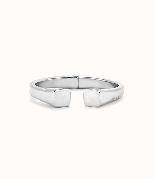 Bangle bracelet with square shape