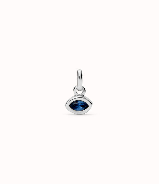 Charm with blue crystal
