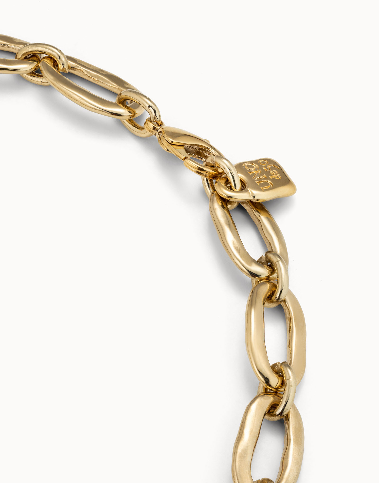 Link chain necklace, Golden, large thumbnail