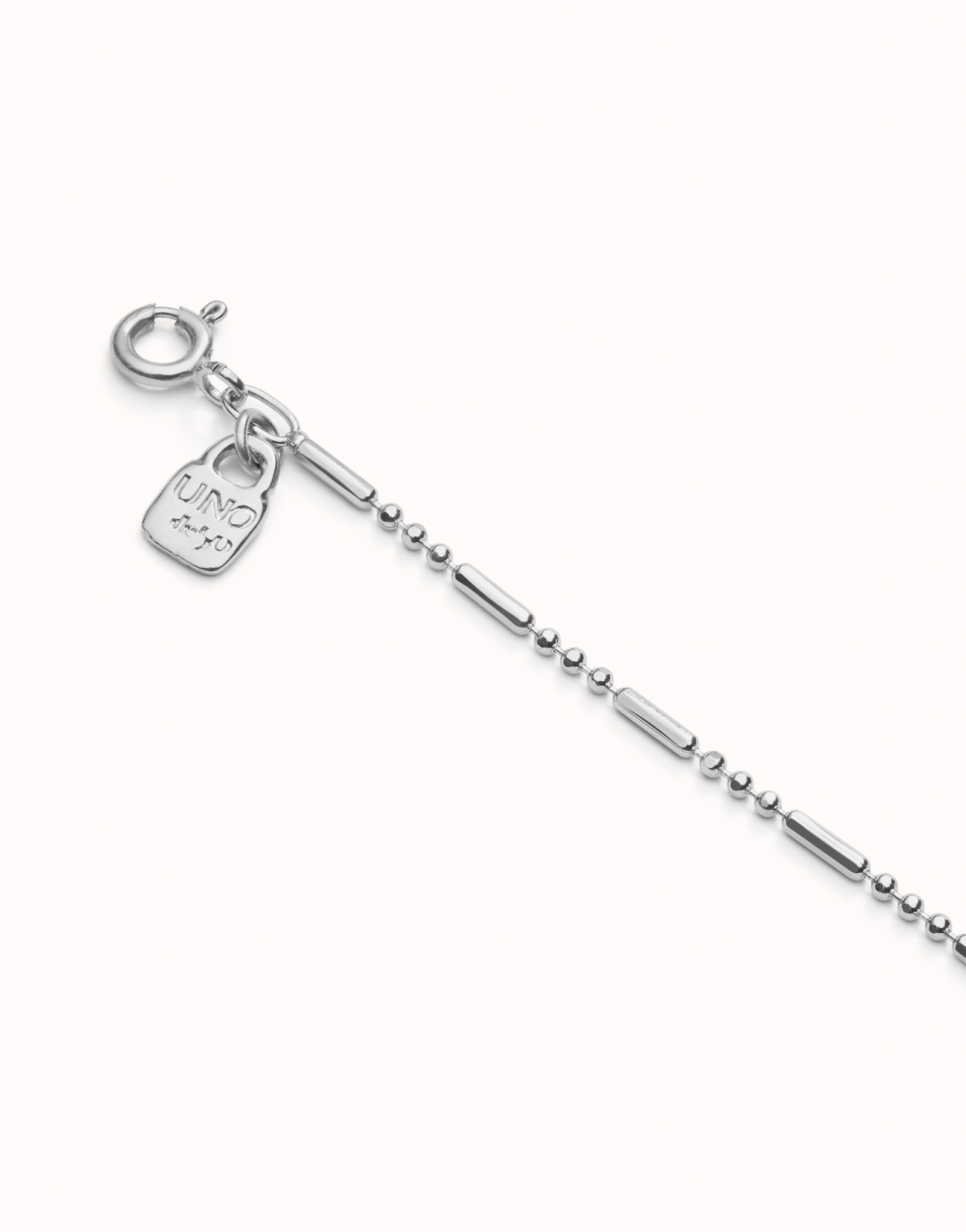 Chain charm necklace, Silver, large thumbnail