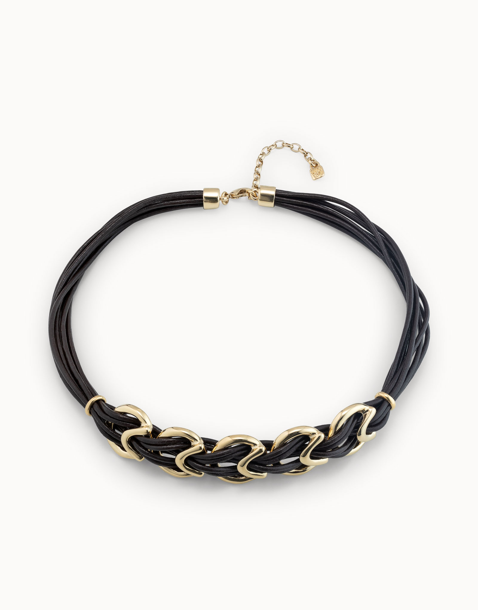 Necklace StepByStep, Golden, large thumbnail