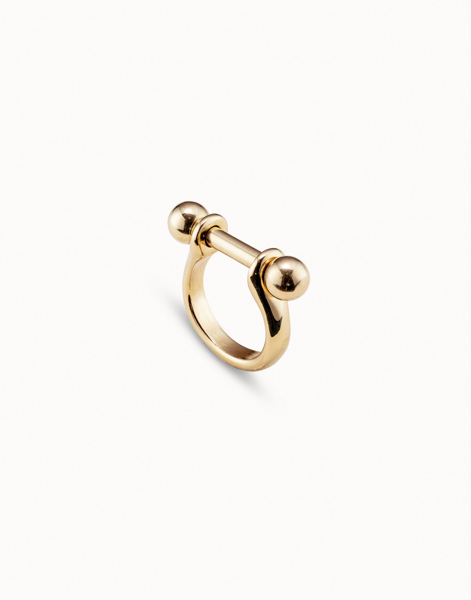 Charm ring, Golden, large thumbnail