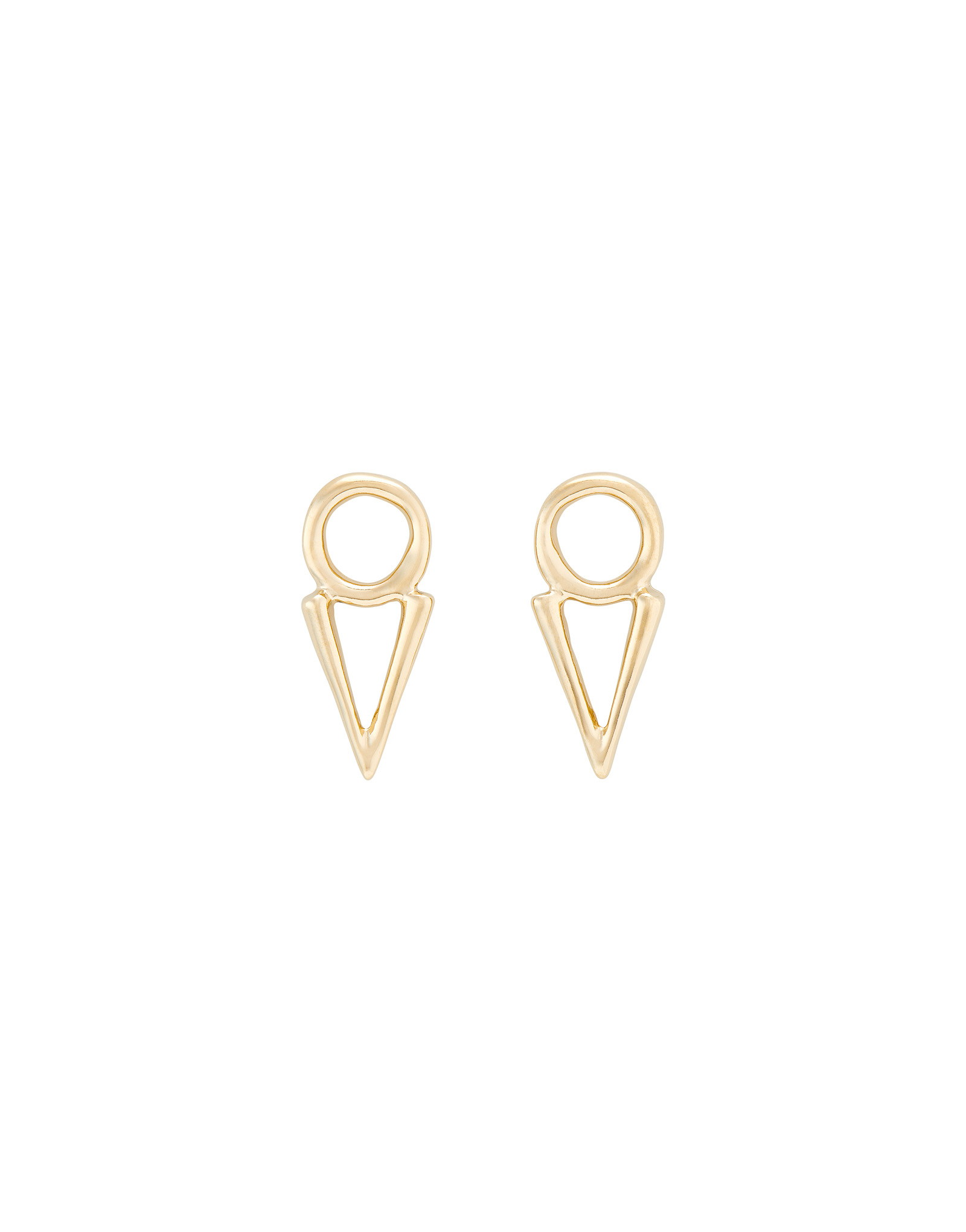 Equal Earrings, Golden, large thumbnail