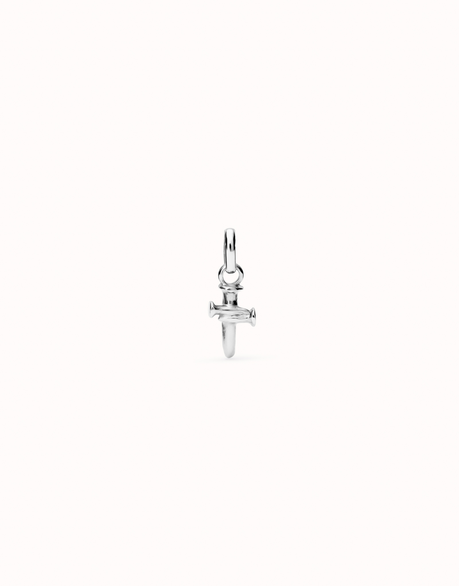 Cross-shaped charm, Silver, large thumbnail