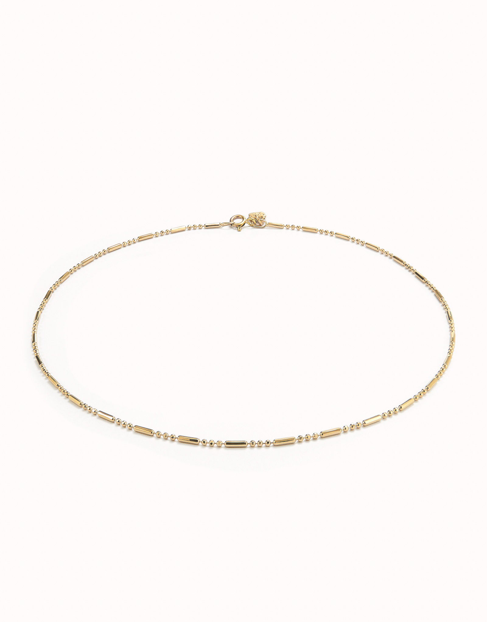 Chain charm necklace, Golden, large thumbnail