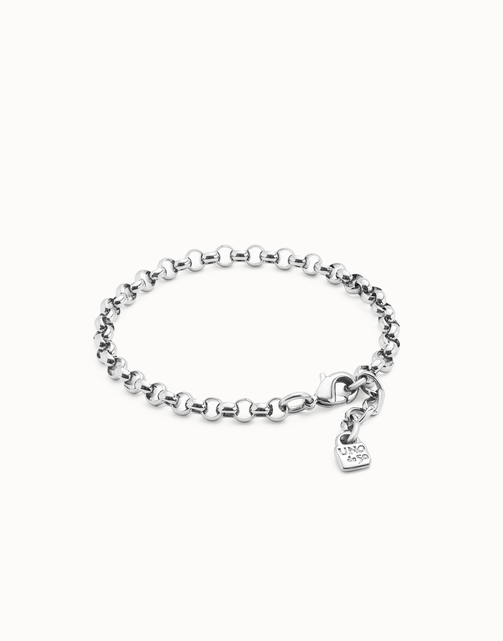 Link chain bracelet, Silver, large thumbnail