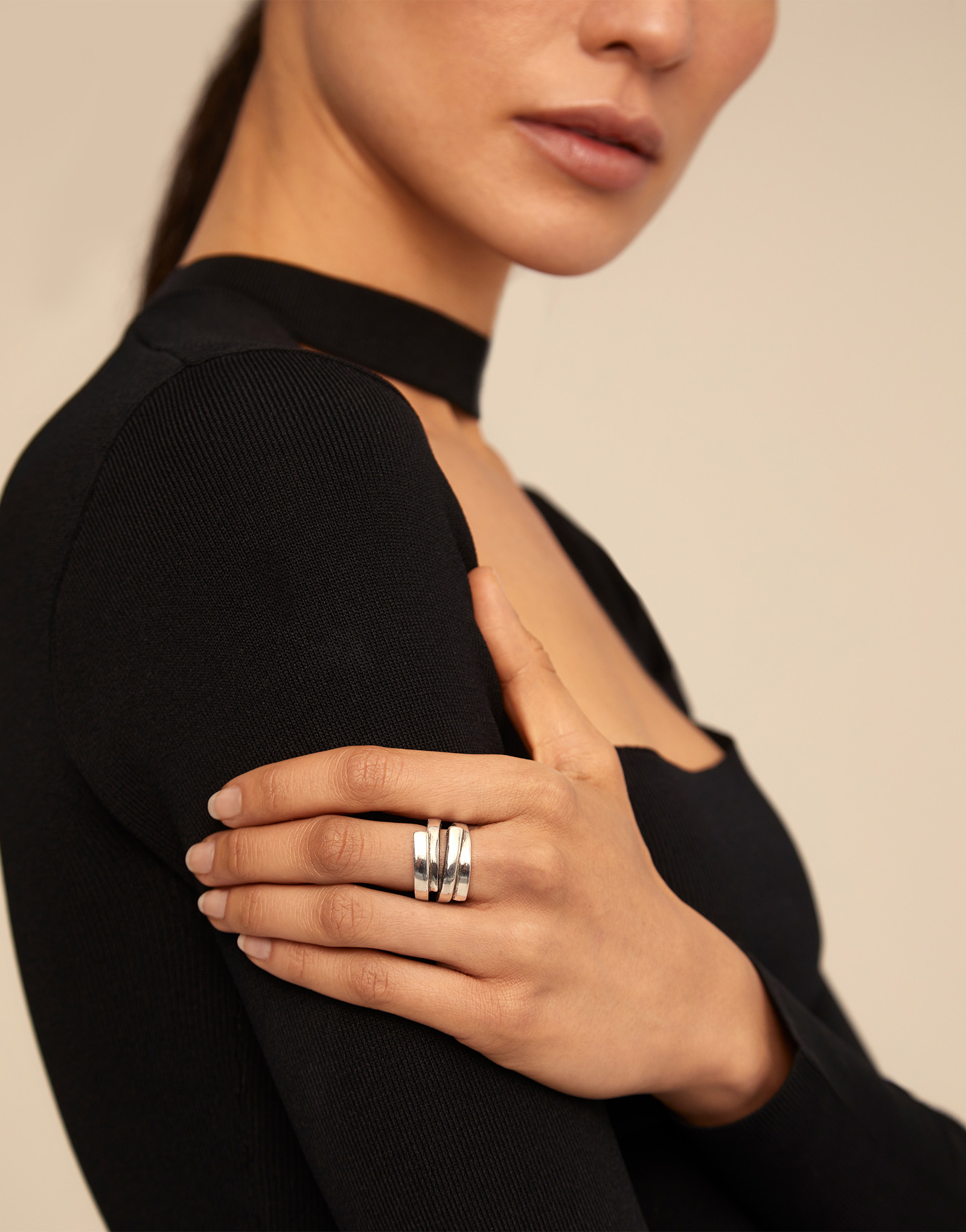 Multiband ring, Silver, large thumbnail