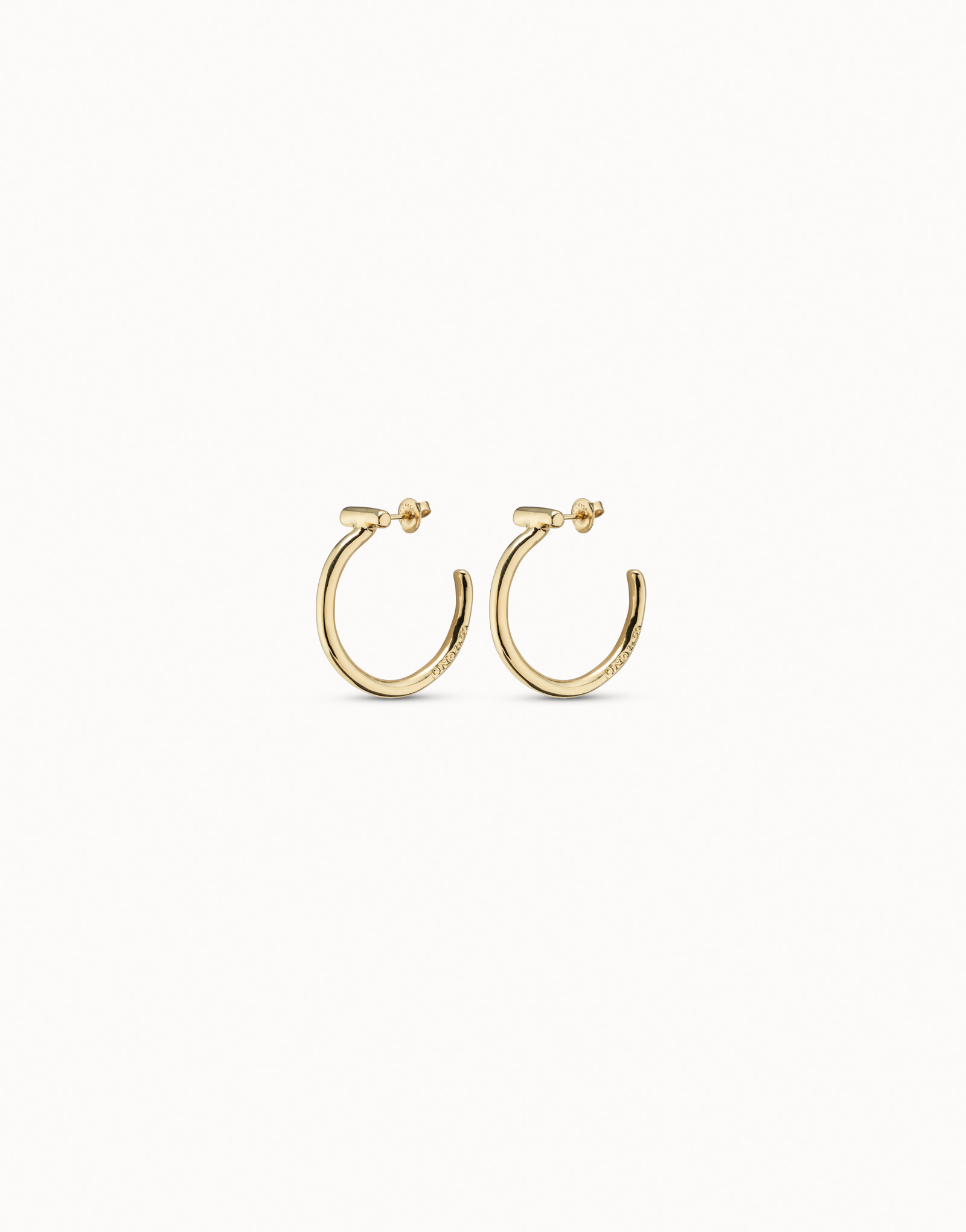 Hoop earrings, Golden, large thumbnail