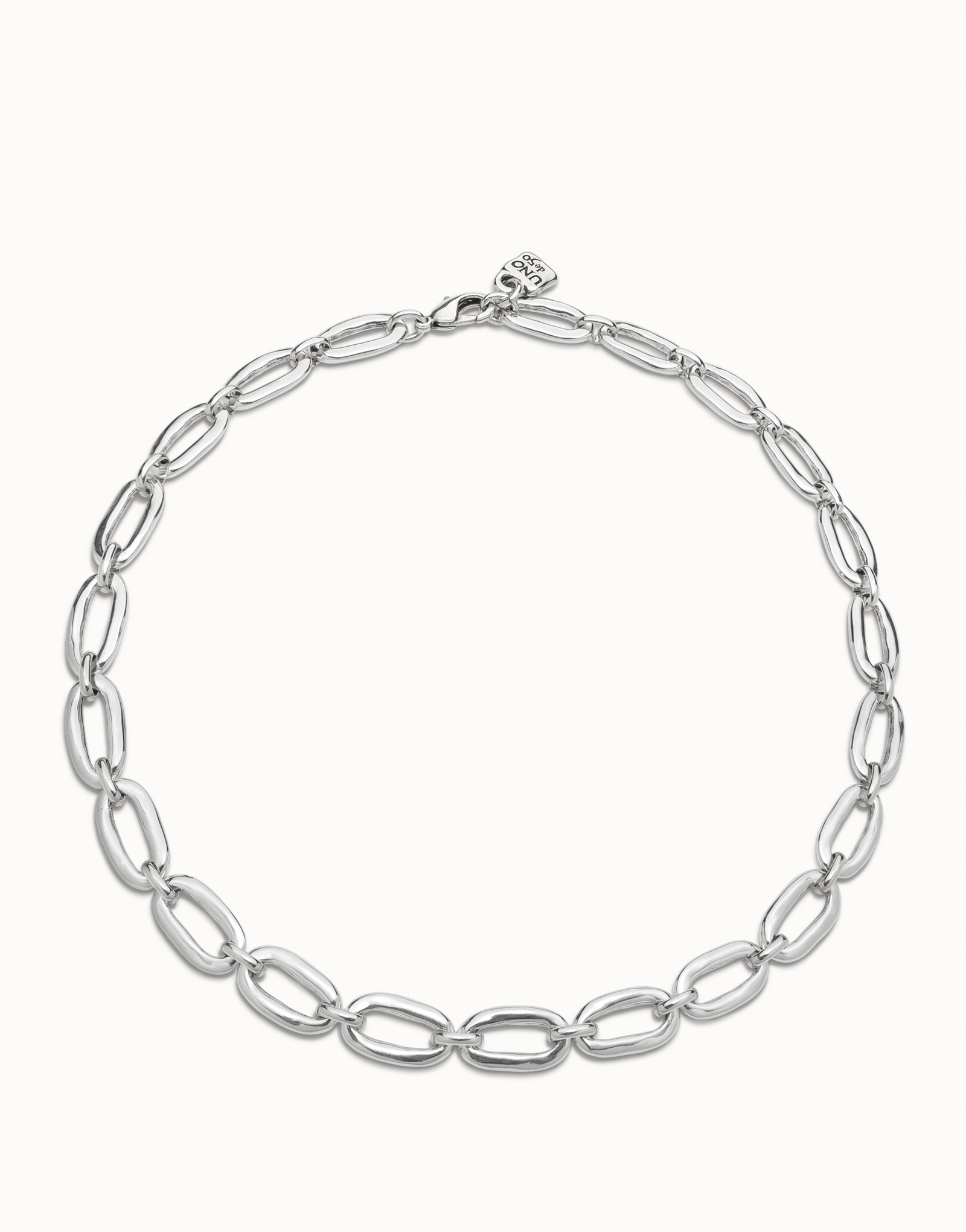 Link chain necklace, Silver, large thumbnail