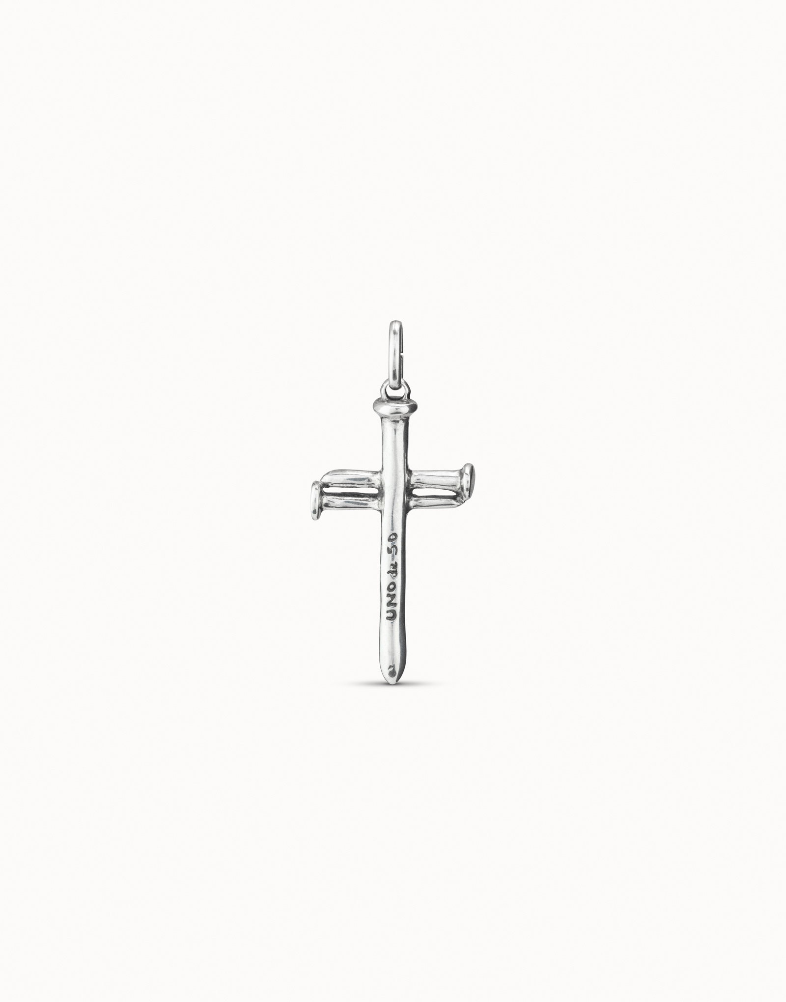 Large sized cross Charm, Silver, large thumbnail