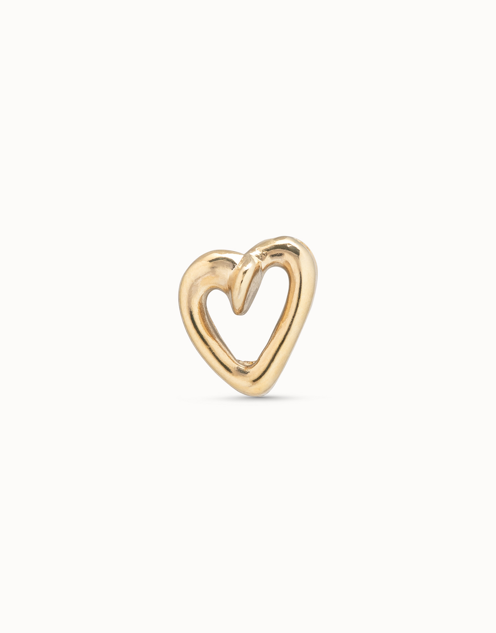 Piercing bañado en oro de 18k de ''corazón clavado'', Dorado, large thumbnail