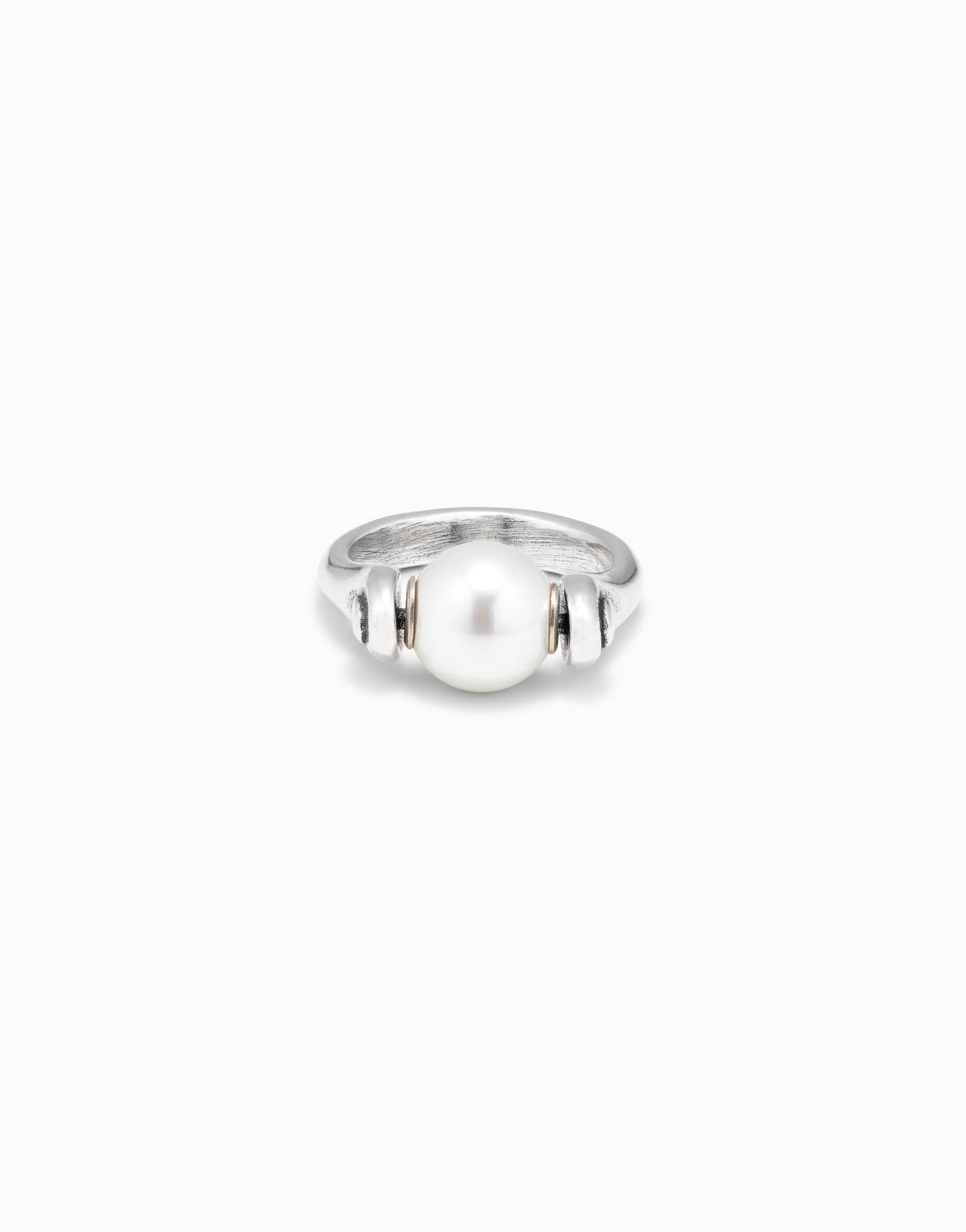Pearl ring, Silver, large thumbnail