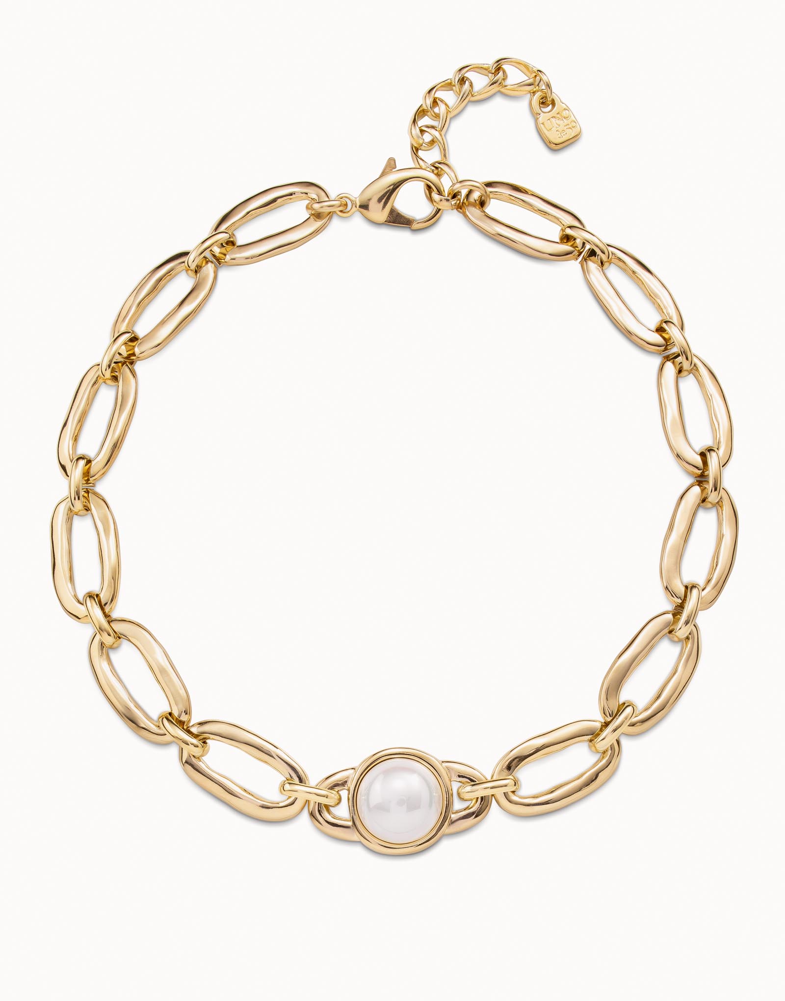 Necklace Ovni, Golden, large thumbnail