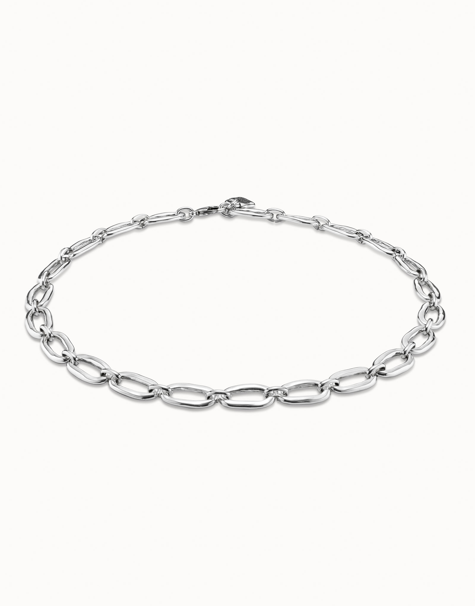 Link chain necklace, Silver, large thumbnail