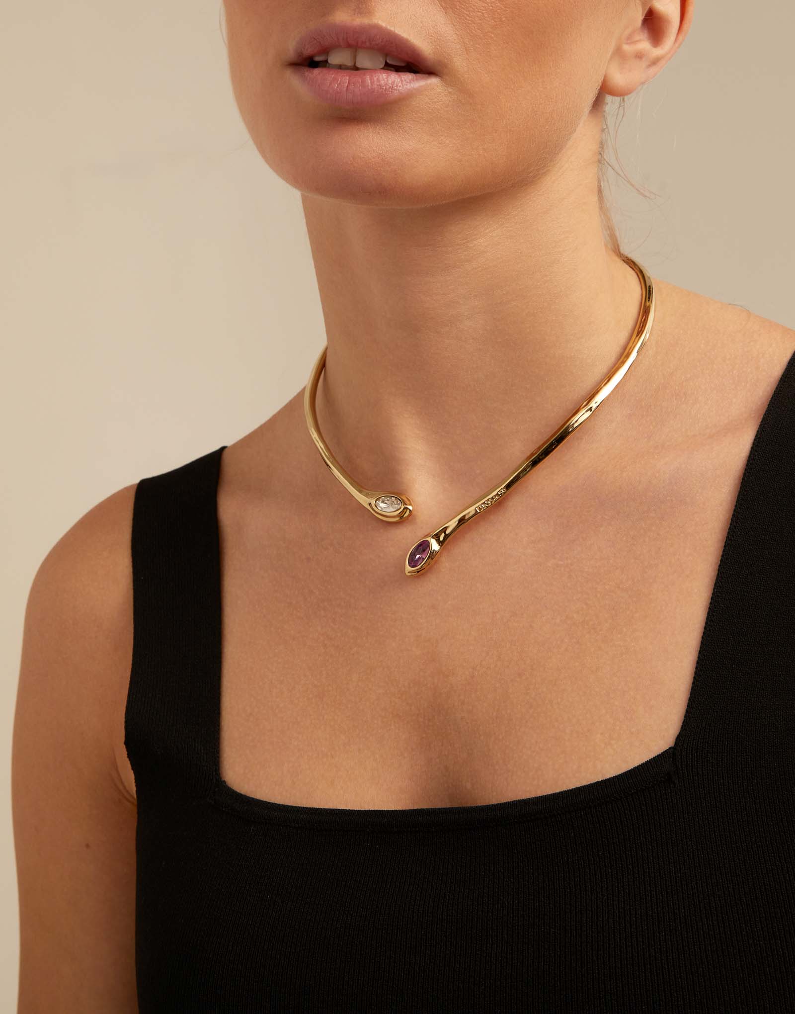 Necklace Spring, Golden, large thumbnail