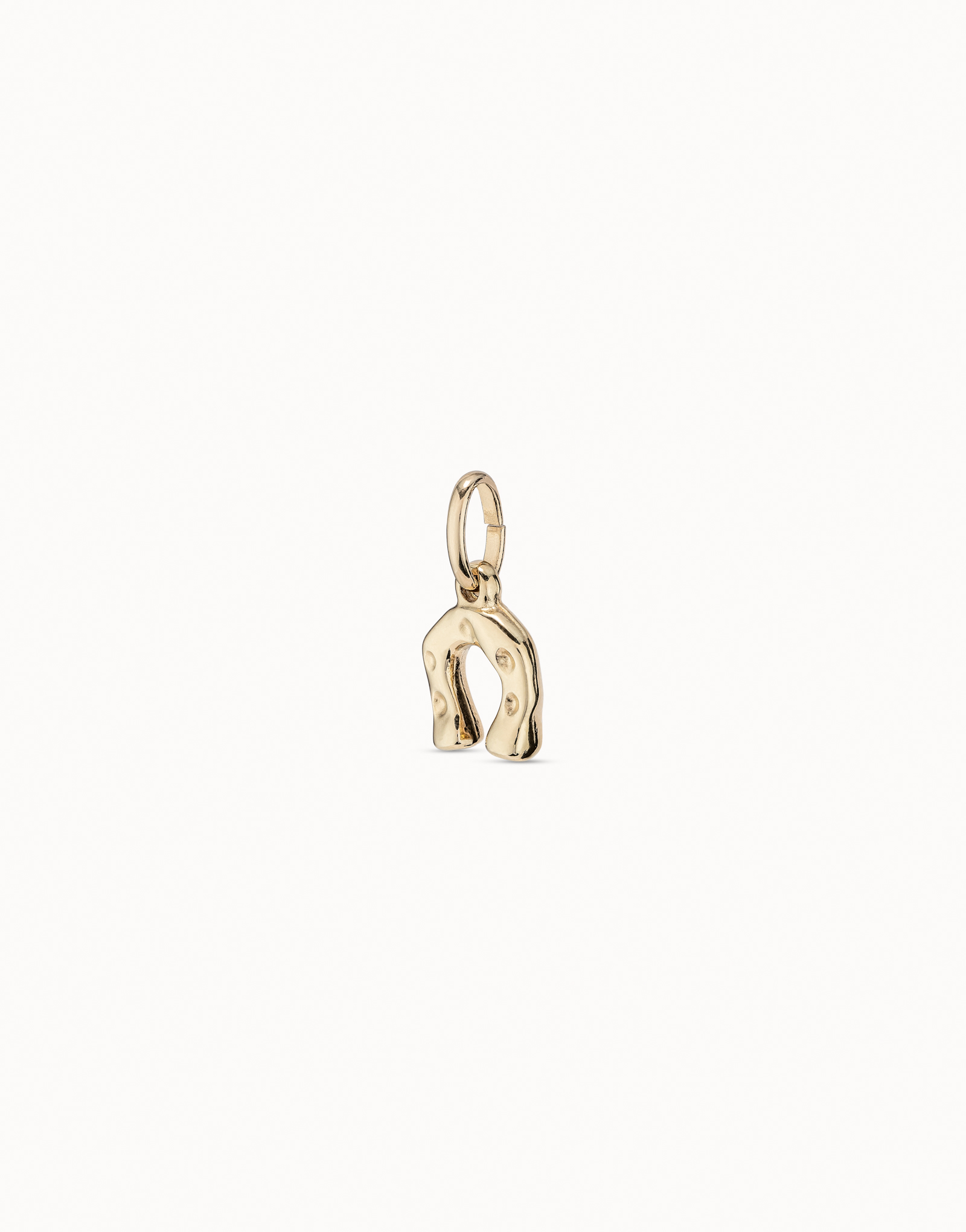 Horseshoe Charm, Golden, large thumbnail
