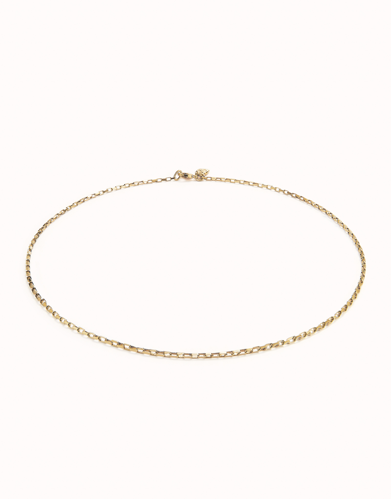 Short link chain charm necklace, Golden, large thumbnail