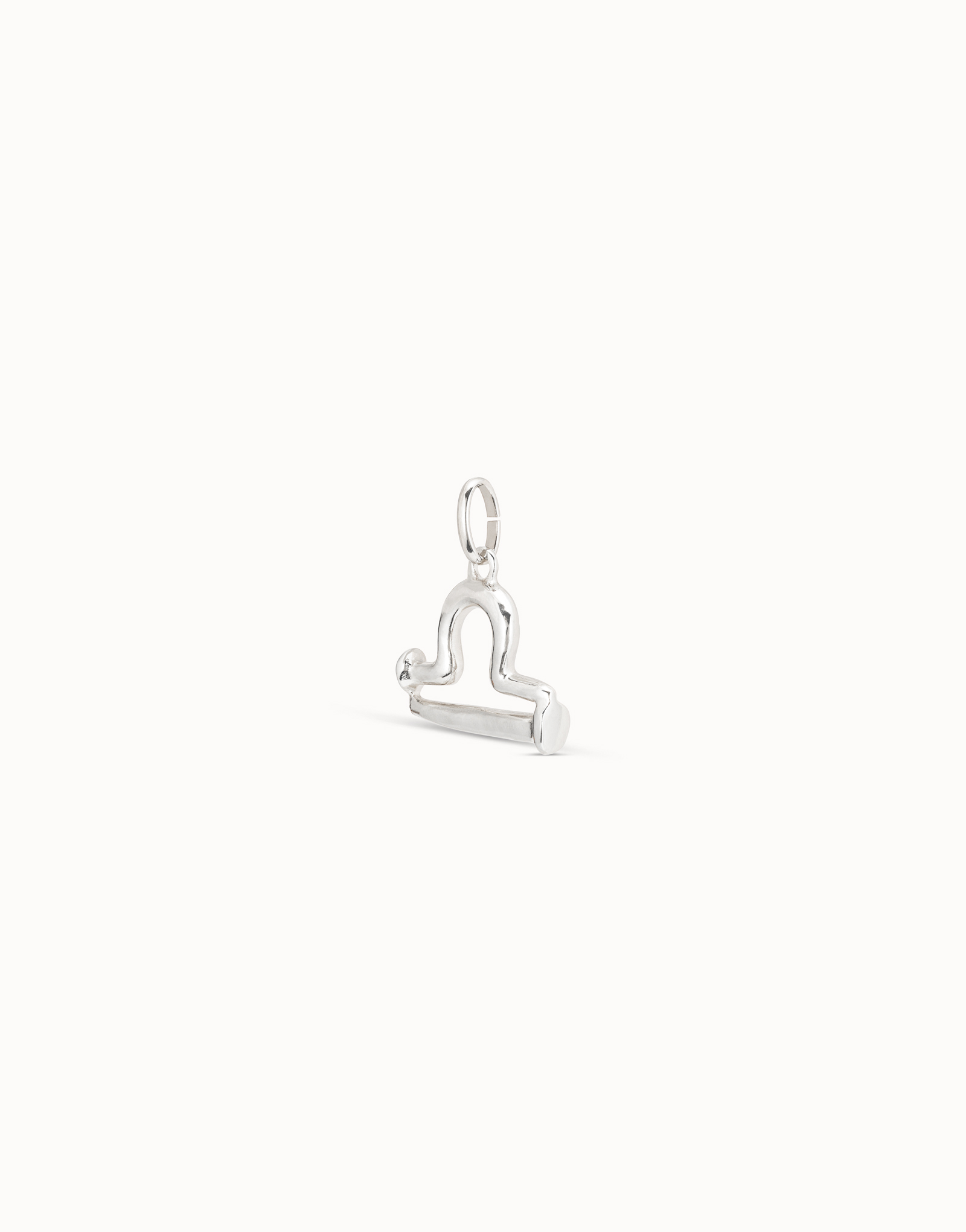 Libra shaped charm, Silver, large thumbnail