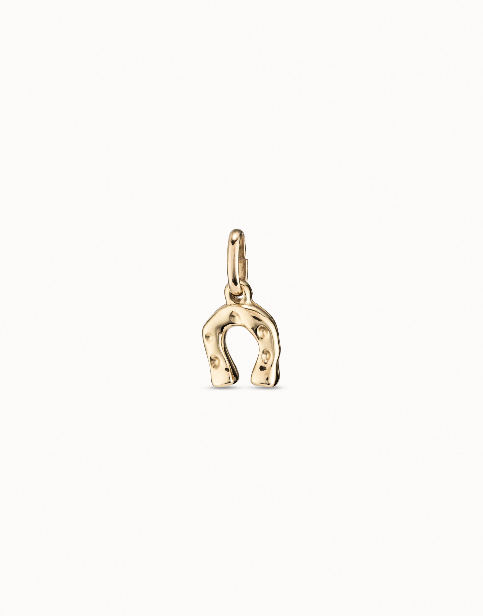 Horseshoe Charm, Golden, large thumbnail