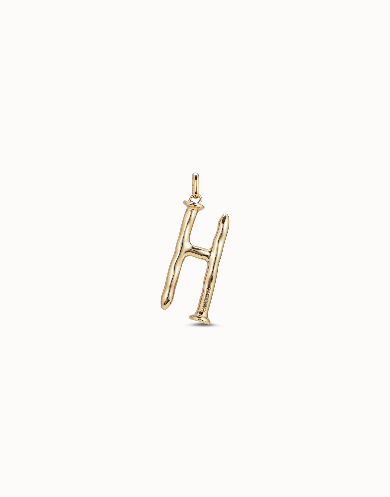 Large H initial charm, Golden, large thumbnail