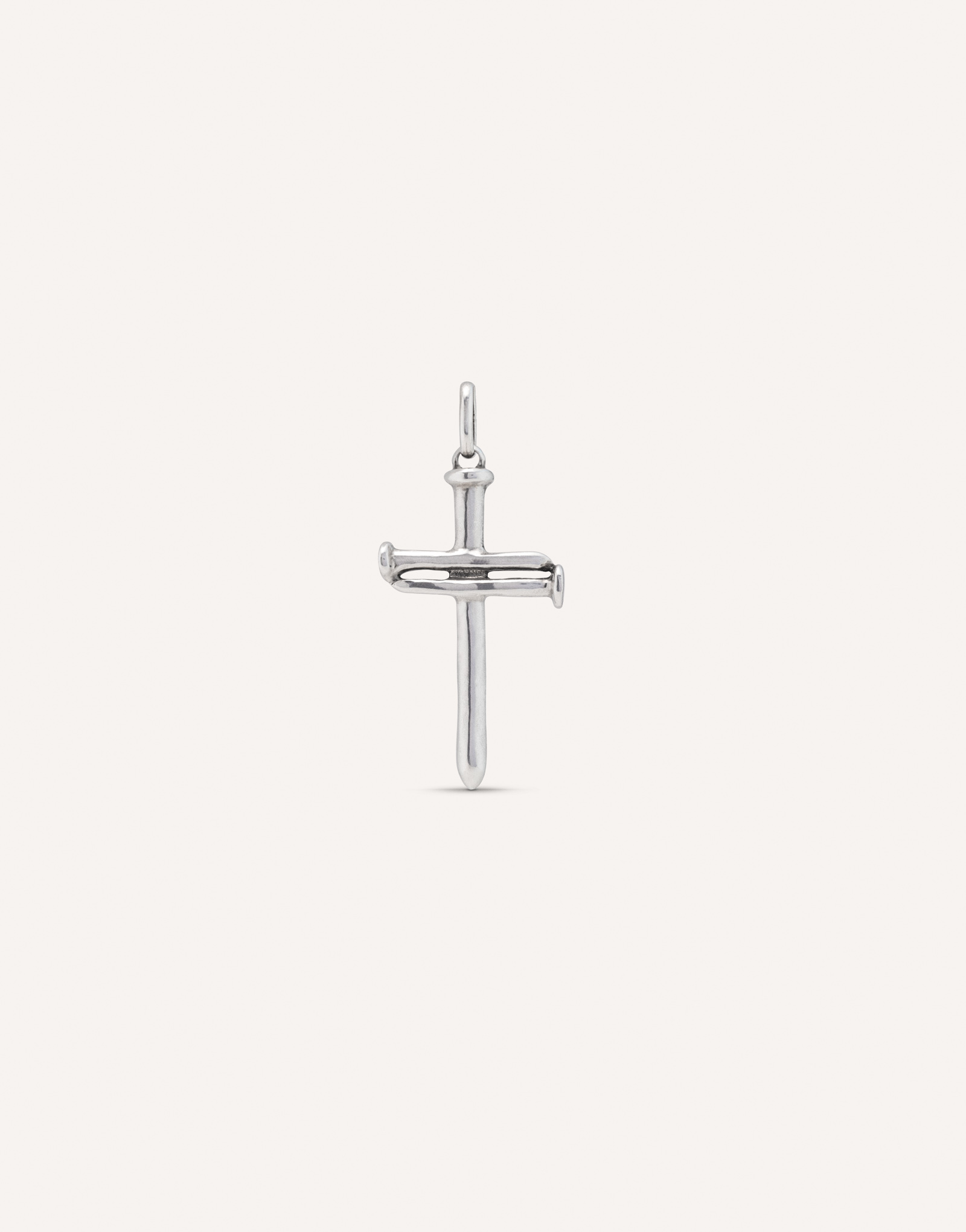 Large sized cross Charm, Silver, large thumbnail
