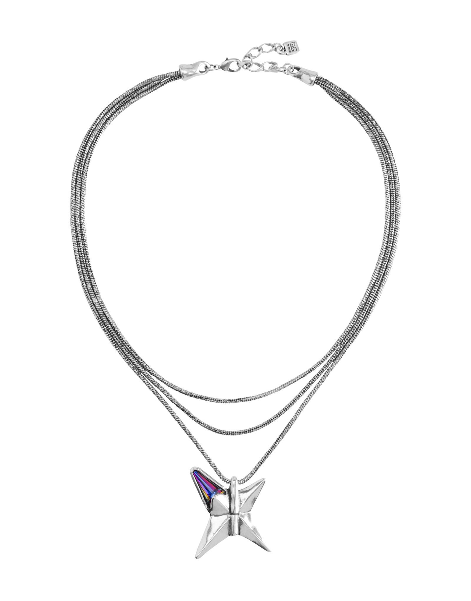 Andrómeda Necklace, Silver, large thumbnail