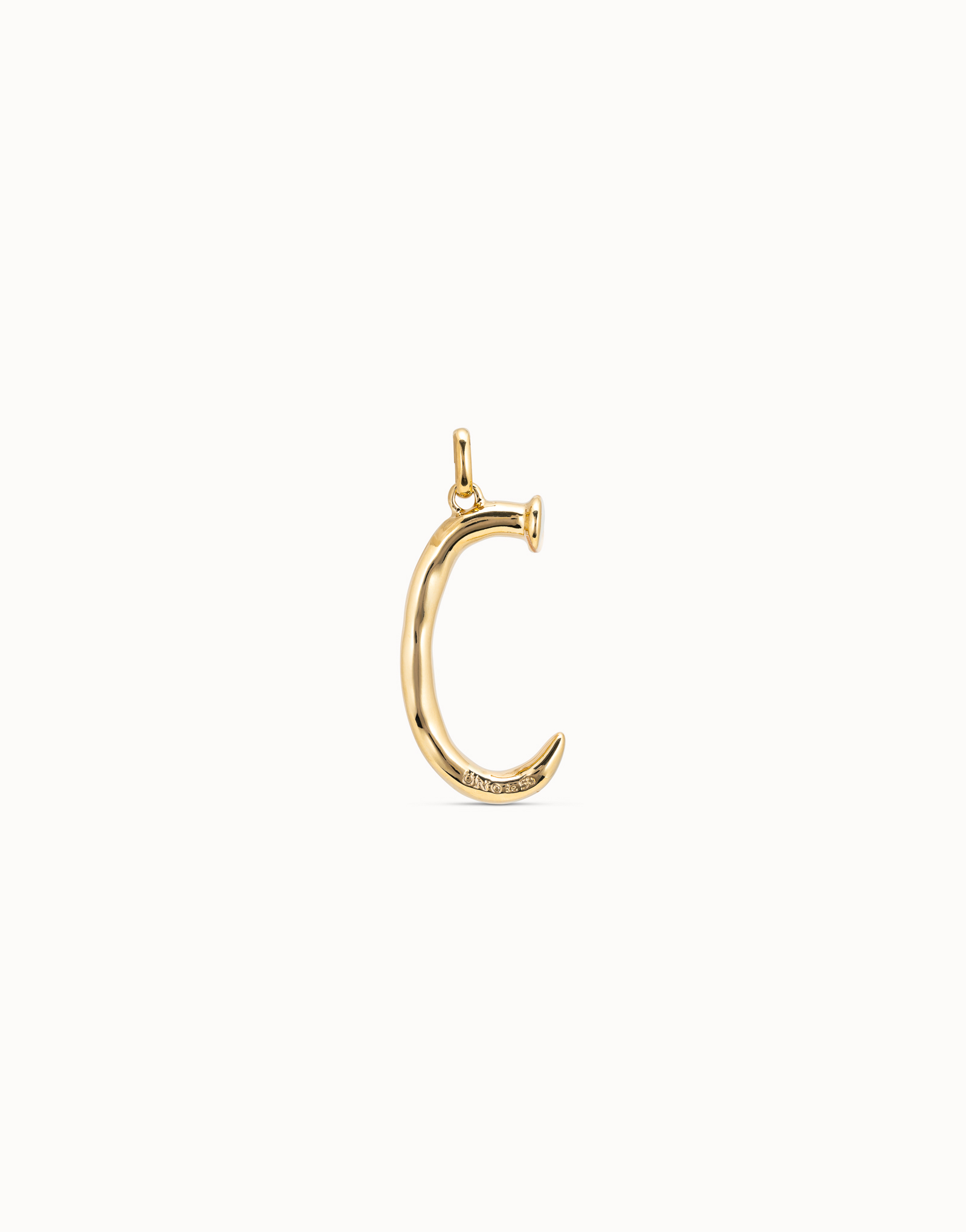 Large C initial charm, Golden, large thumbnail