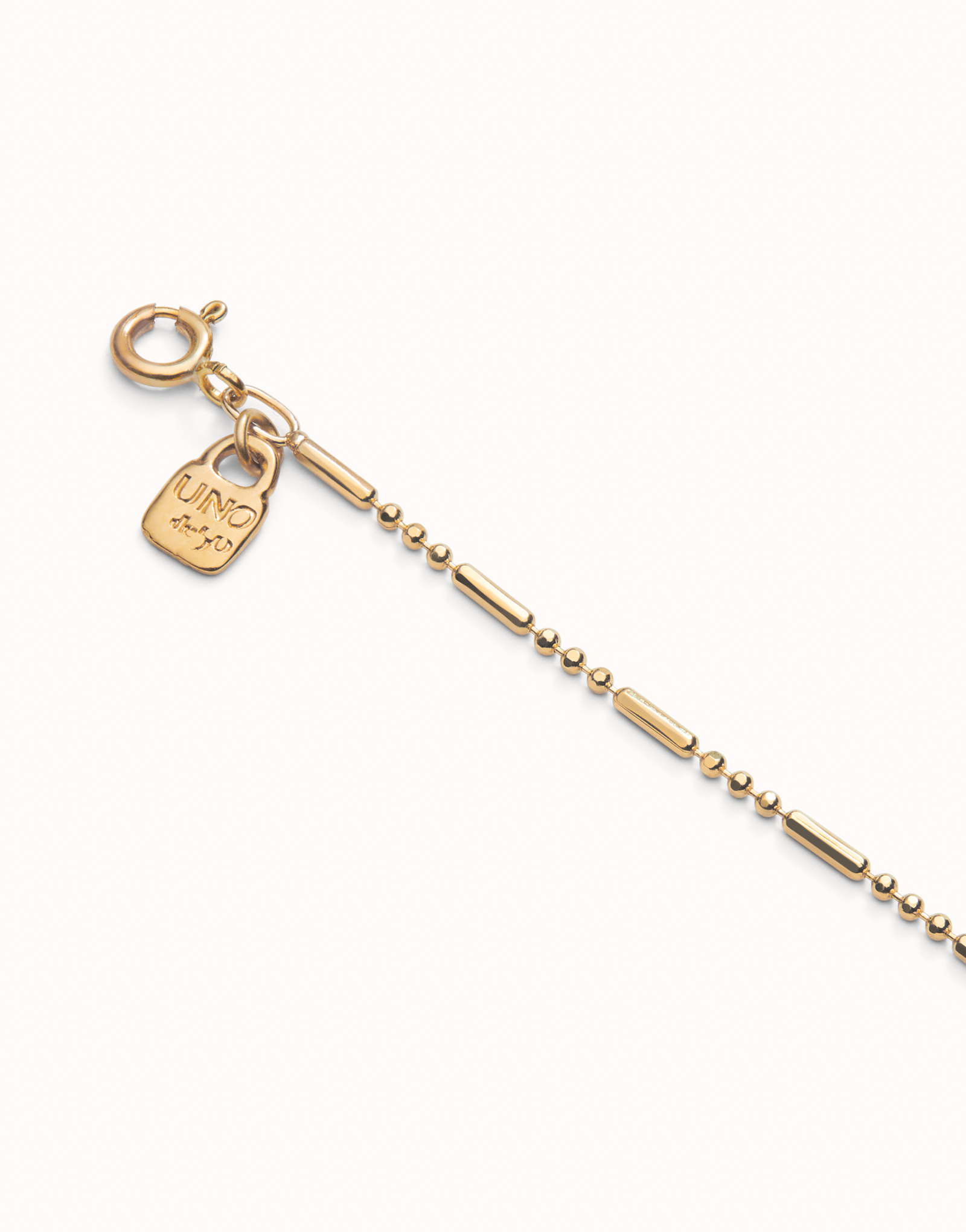 Chain charm necklace, Golden, large thumbnail