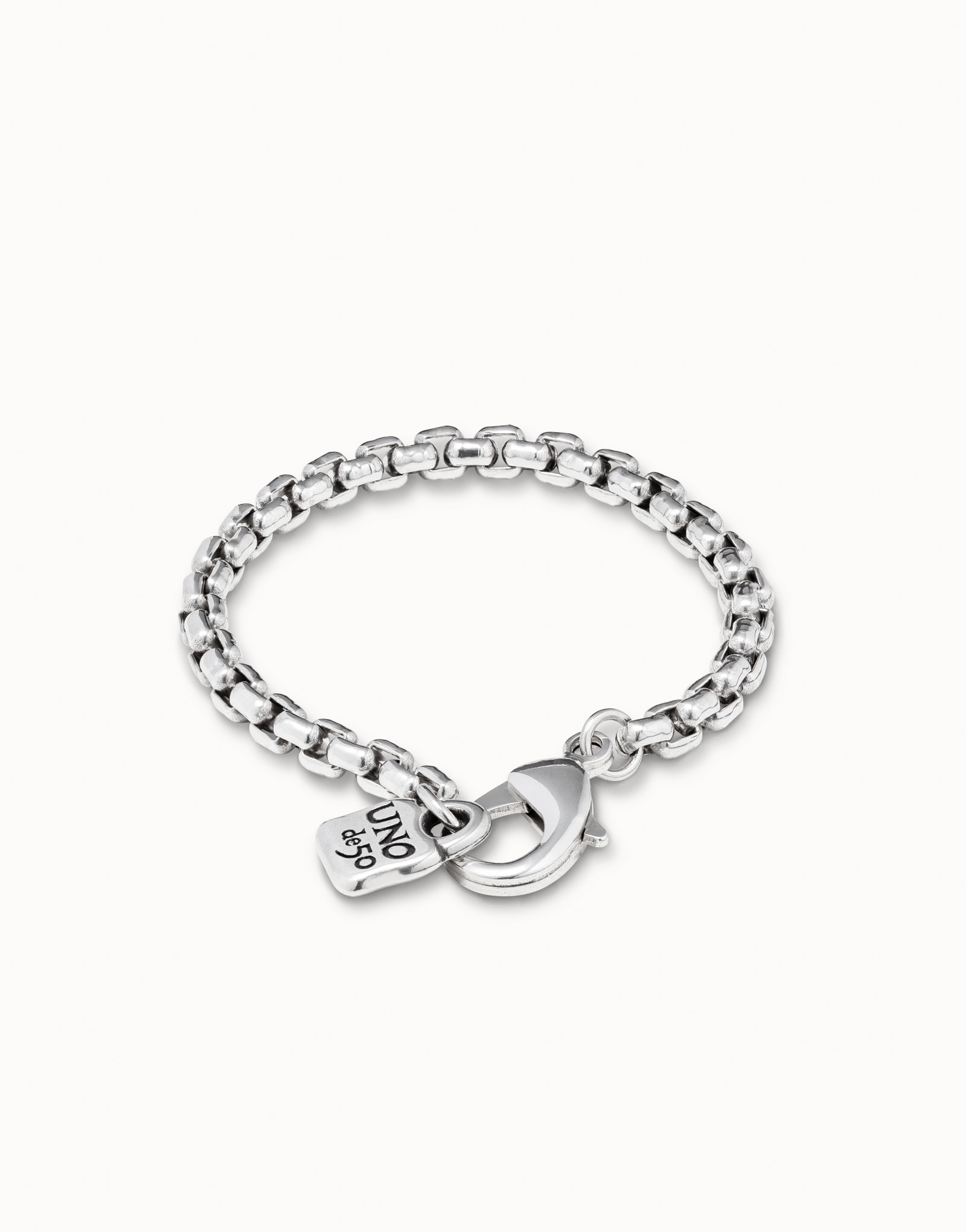 Cuban link chain bracelet, , large thumbnail