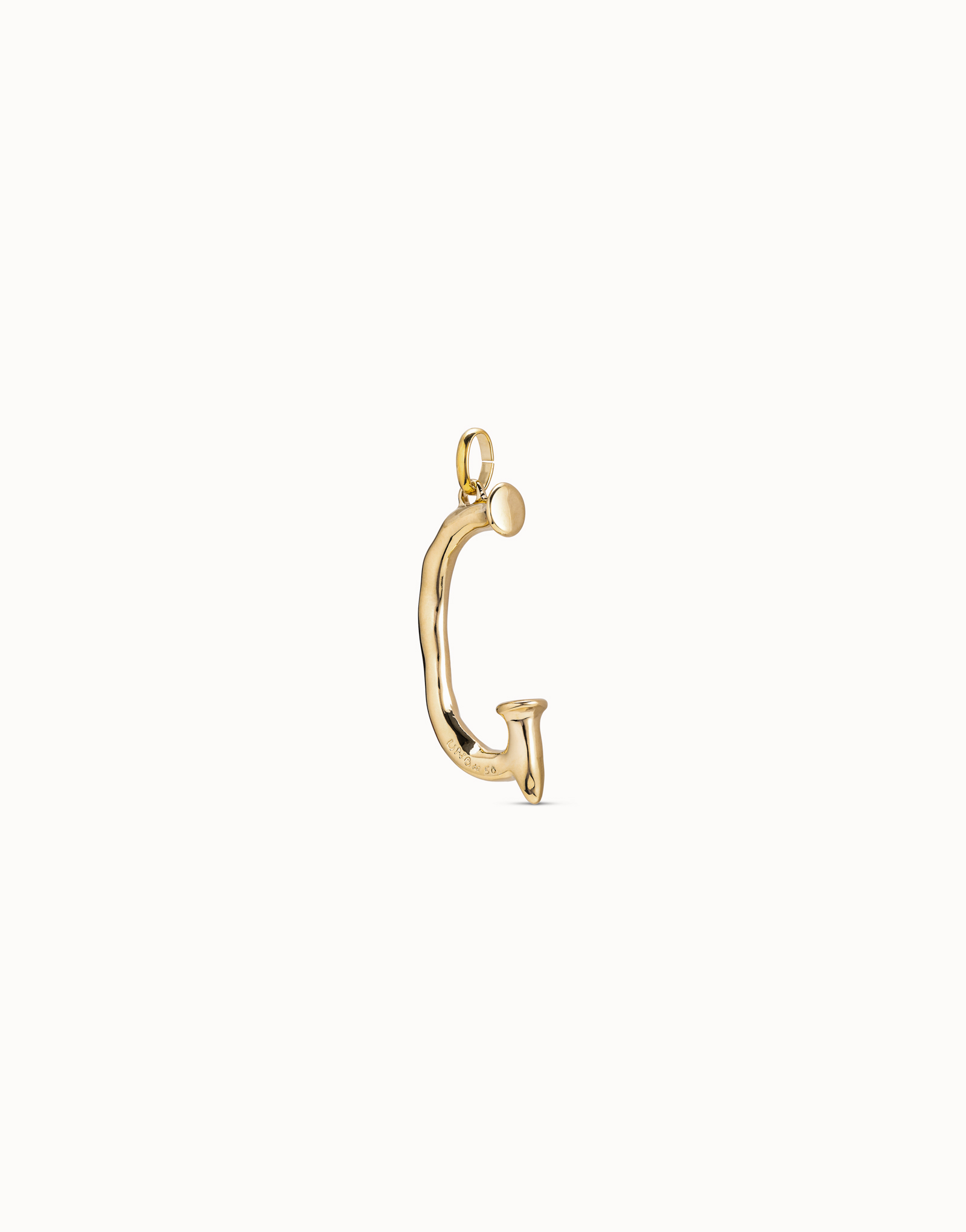 Large G initial charm, Golden, large thumbnail