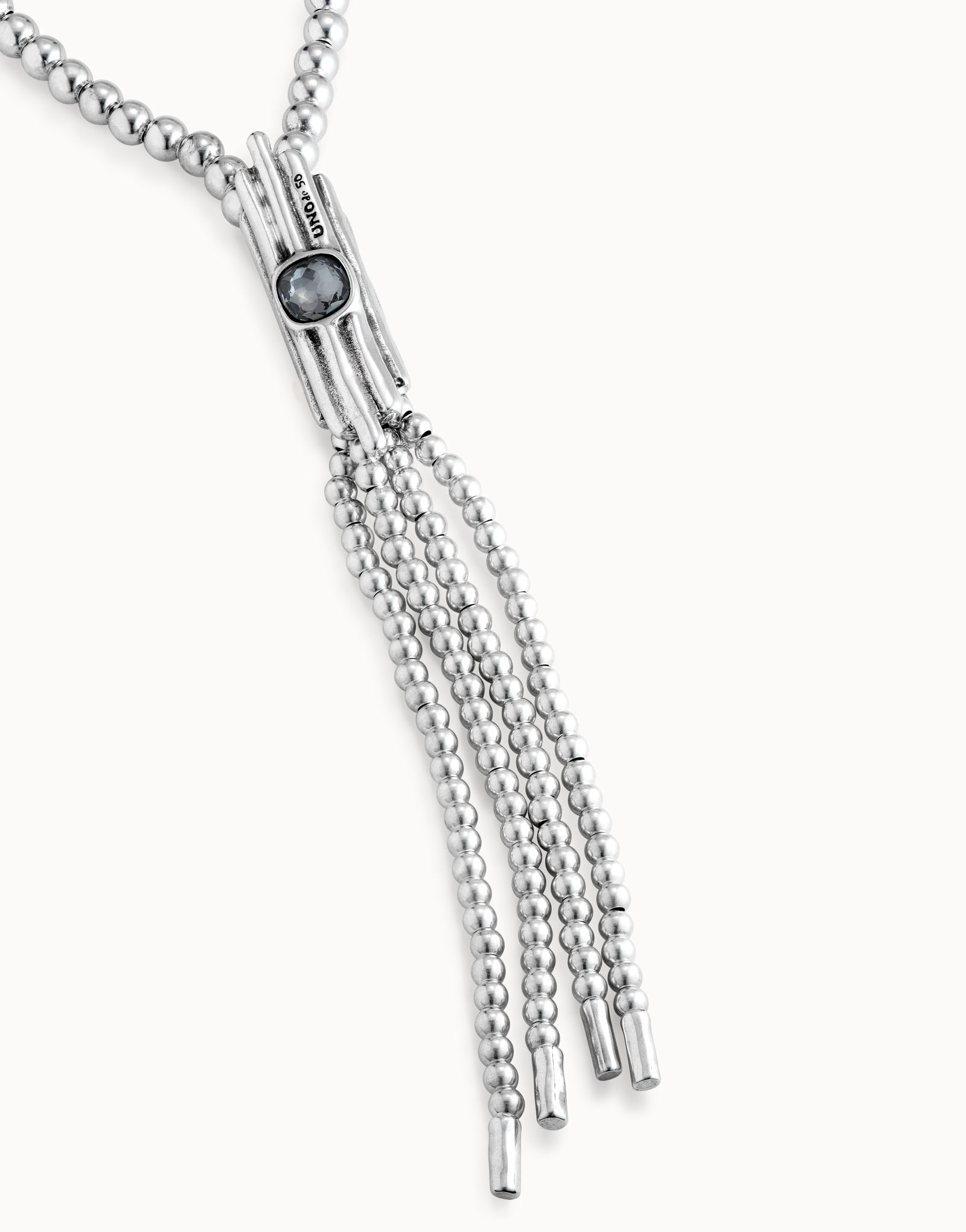 Necklace waterfalls, Silver, large thumbnail