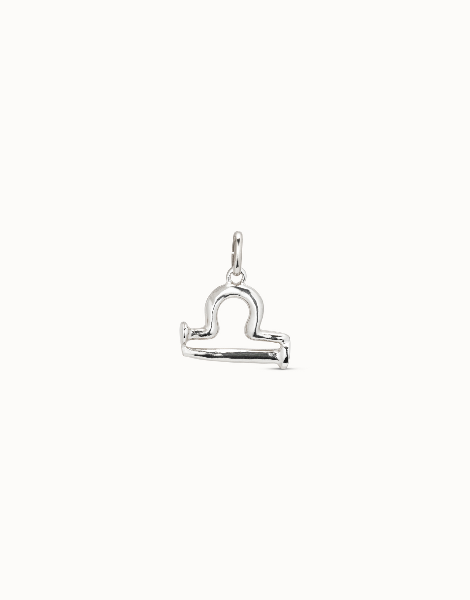 Libra shaped charm, Silver, large thumbnail