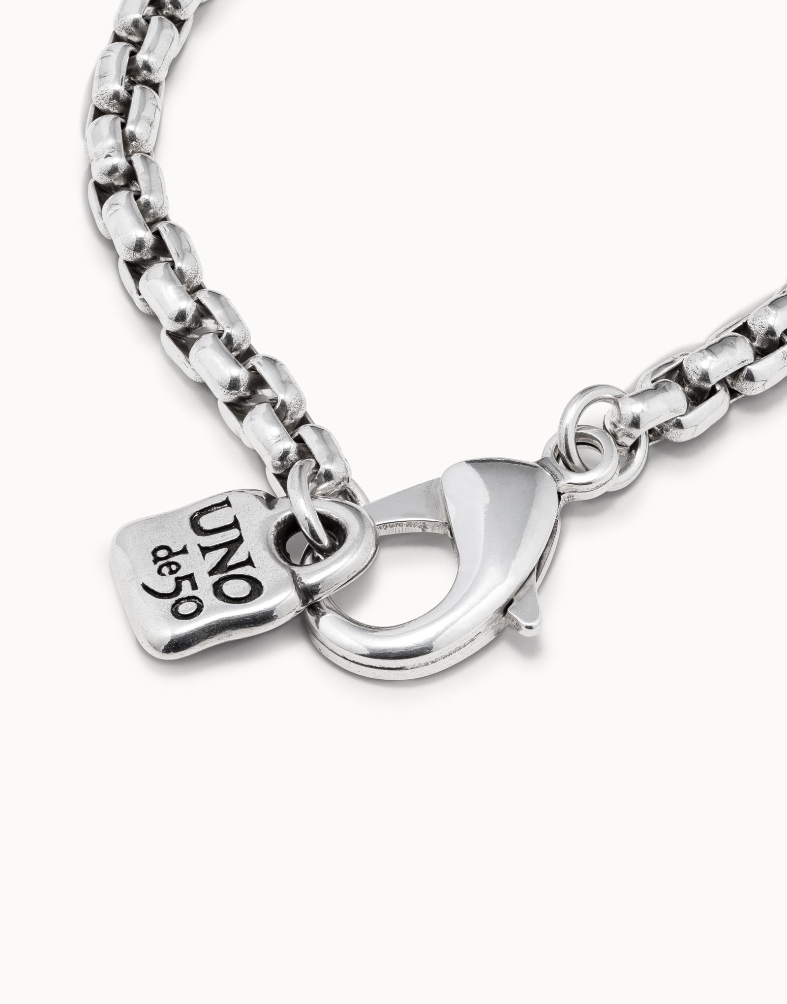 Cuban link chain bracelet, , large thumbnail