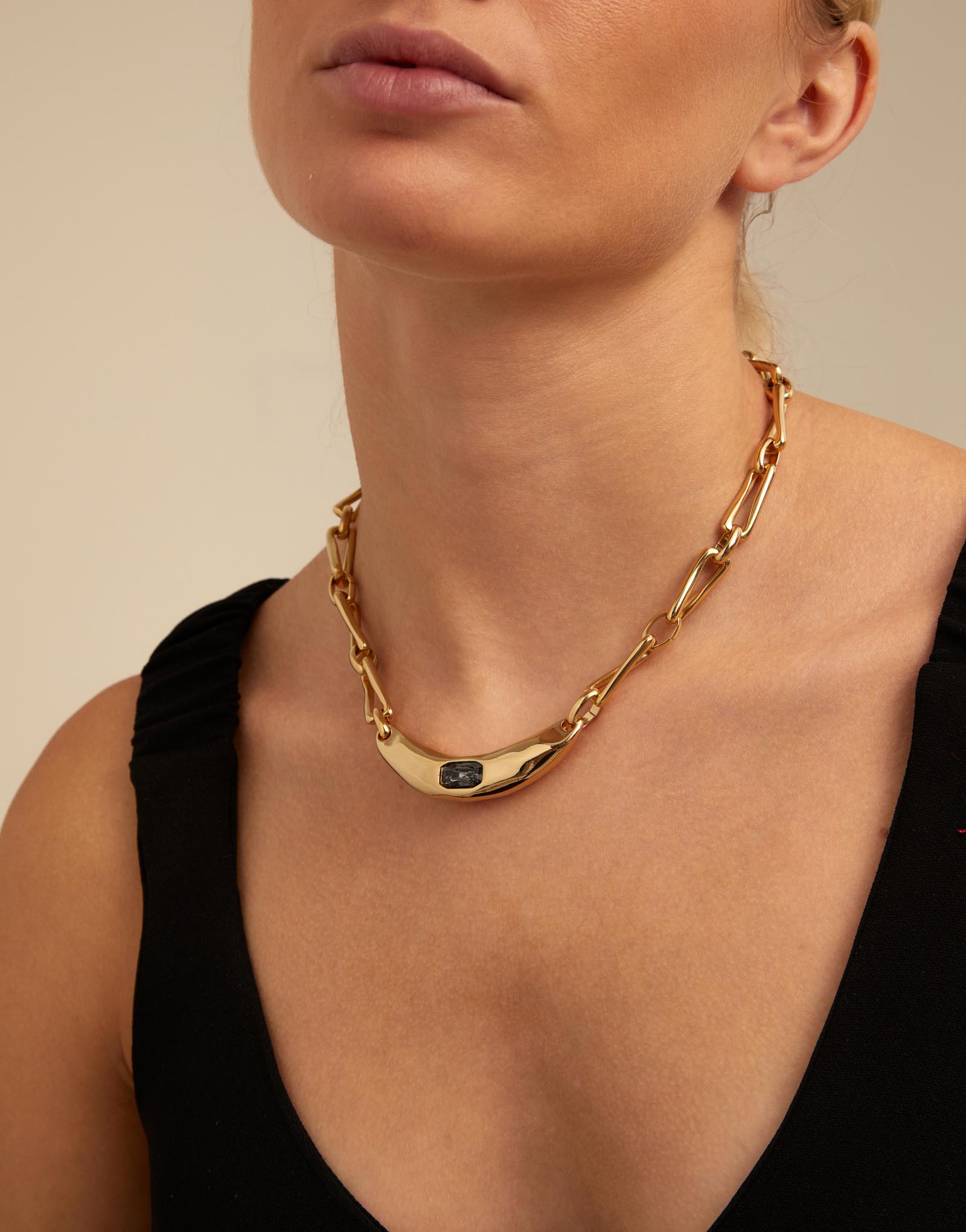 Necklace ShineOnMe, Golden, large thumbnail